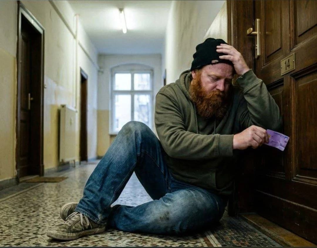 18 ausgesperrt berlin mieter sitzt vor wohnungstuer